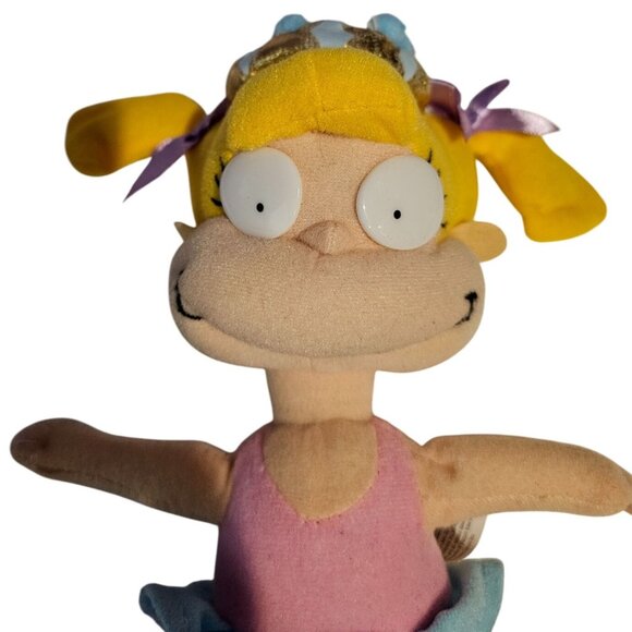 Nickelodeon Nanco Rugrats Angelica‎ Pickles Plush Ballerina 2004 Vintage Toy 9" - Picture 7 of 8